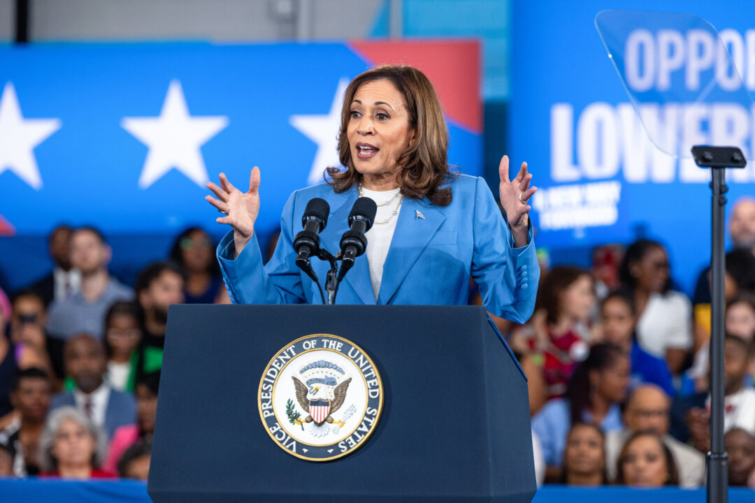 Kamala Harris Campaigns For President In Raleigh, North Carolina The