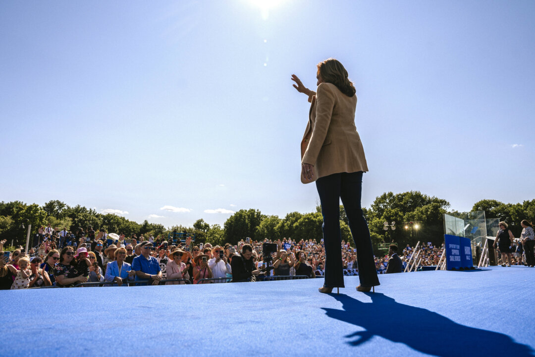 Vice President And Democratic Presidential Candidate Kamala Harris